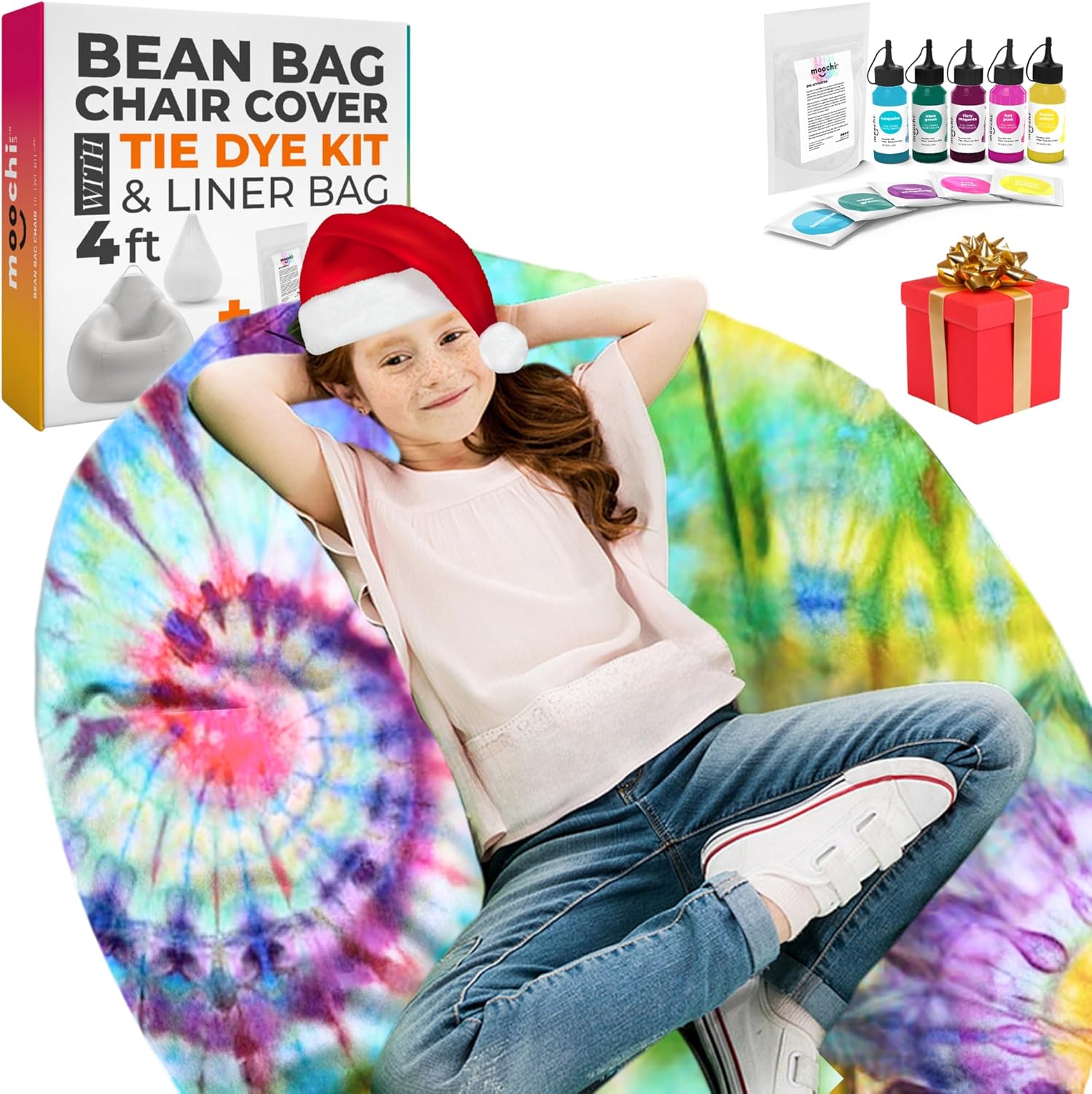 DIY Tie Dye Bean Bag Chair Cover Kit