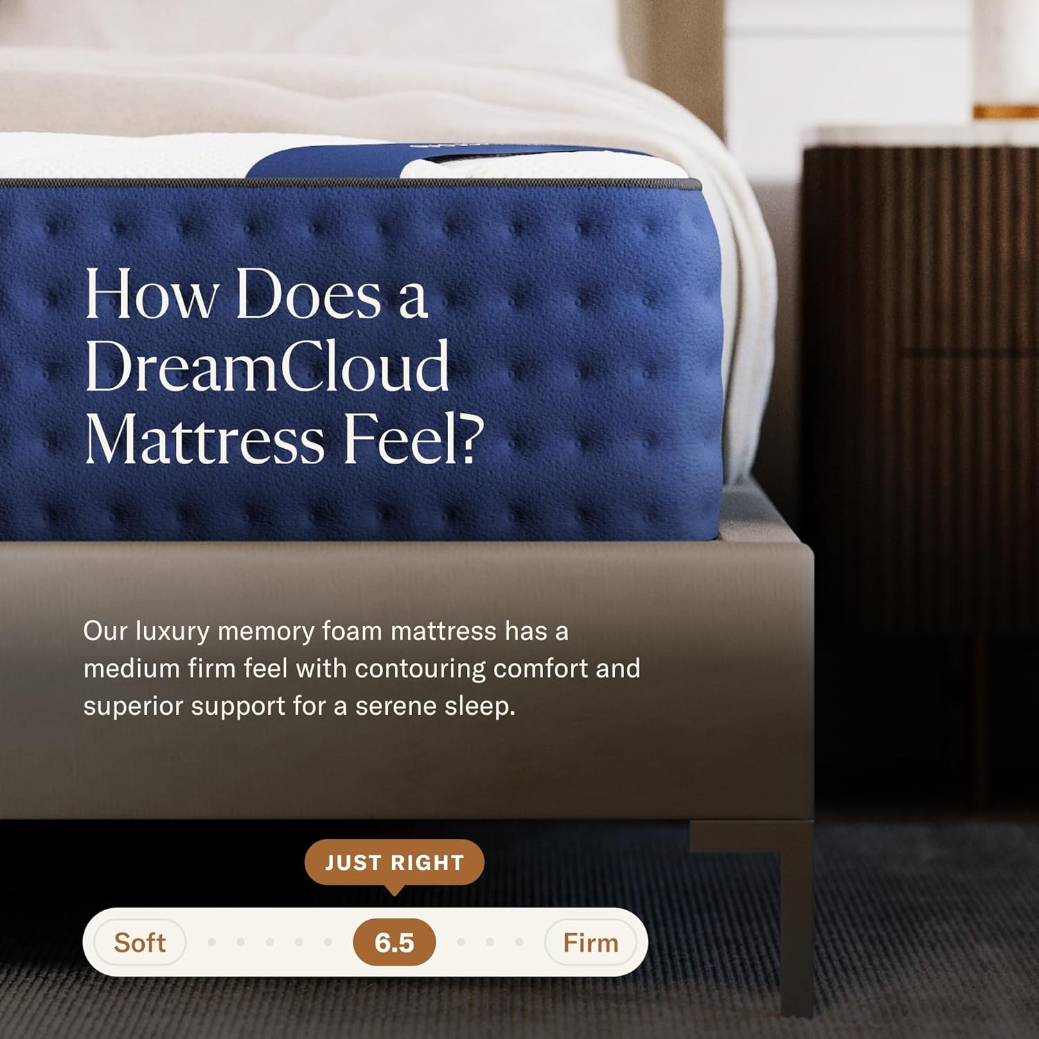 DreamCloud 12 Inch Twin Mattress - 365 Night Trial - Gel Memory Foam