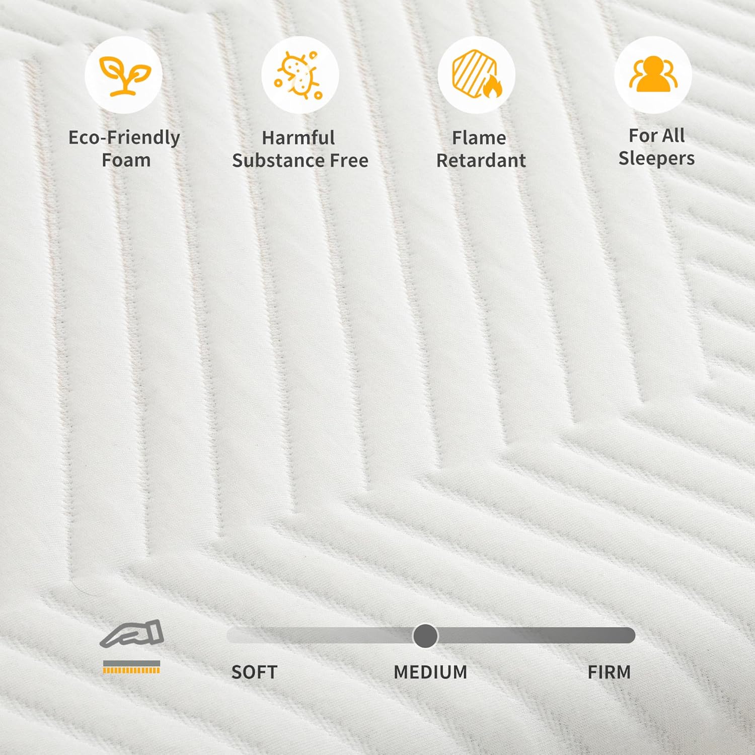 ESHINE Queen 10 Inch Gel Memory Foam Mattress in a Box