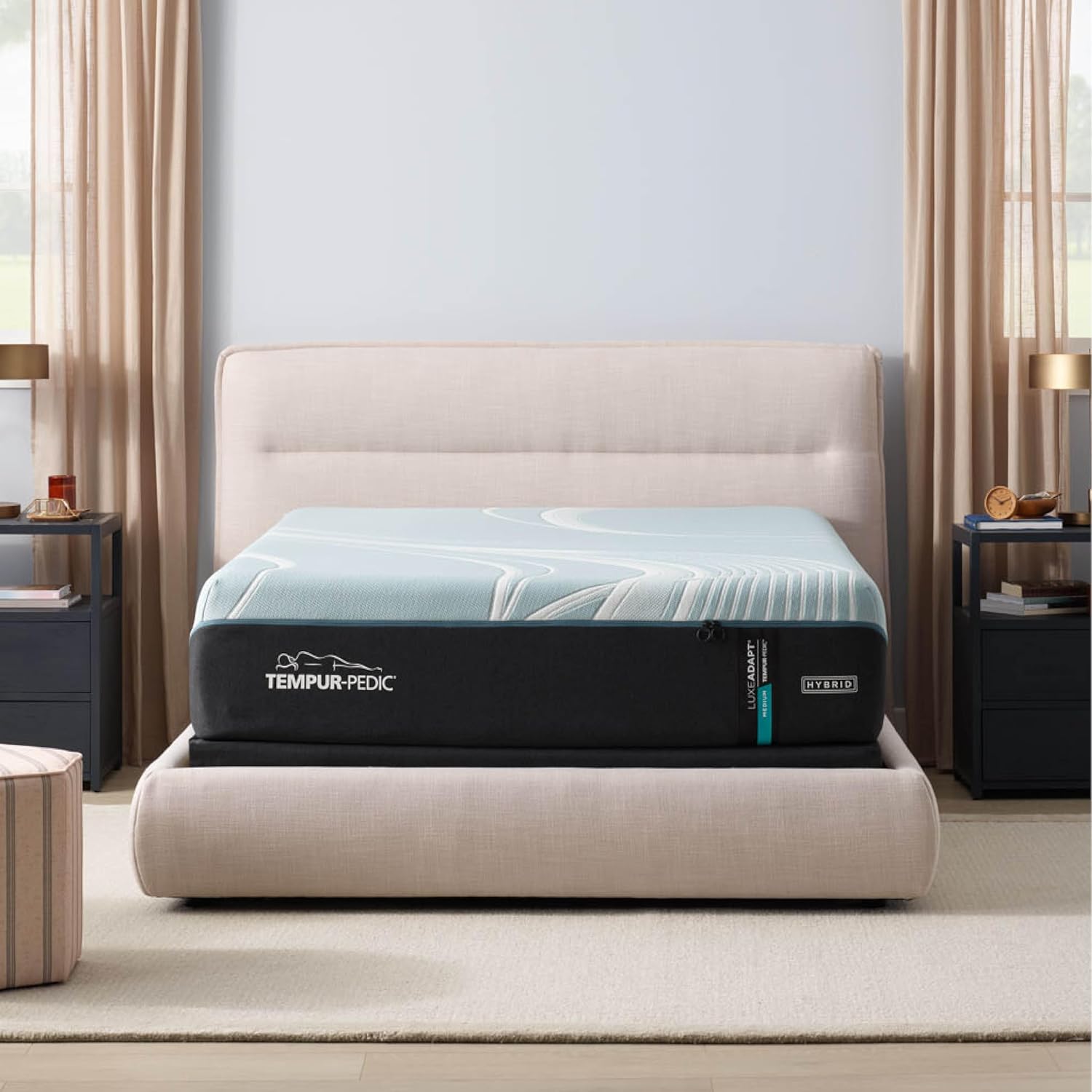TEMPUR-LuxeAdapt 20 Medium 13 Inch Hybrid Mattress Queen
