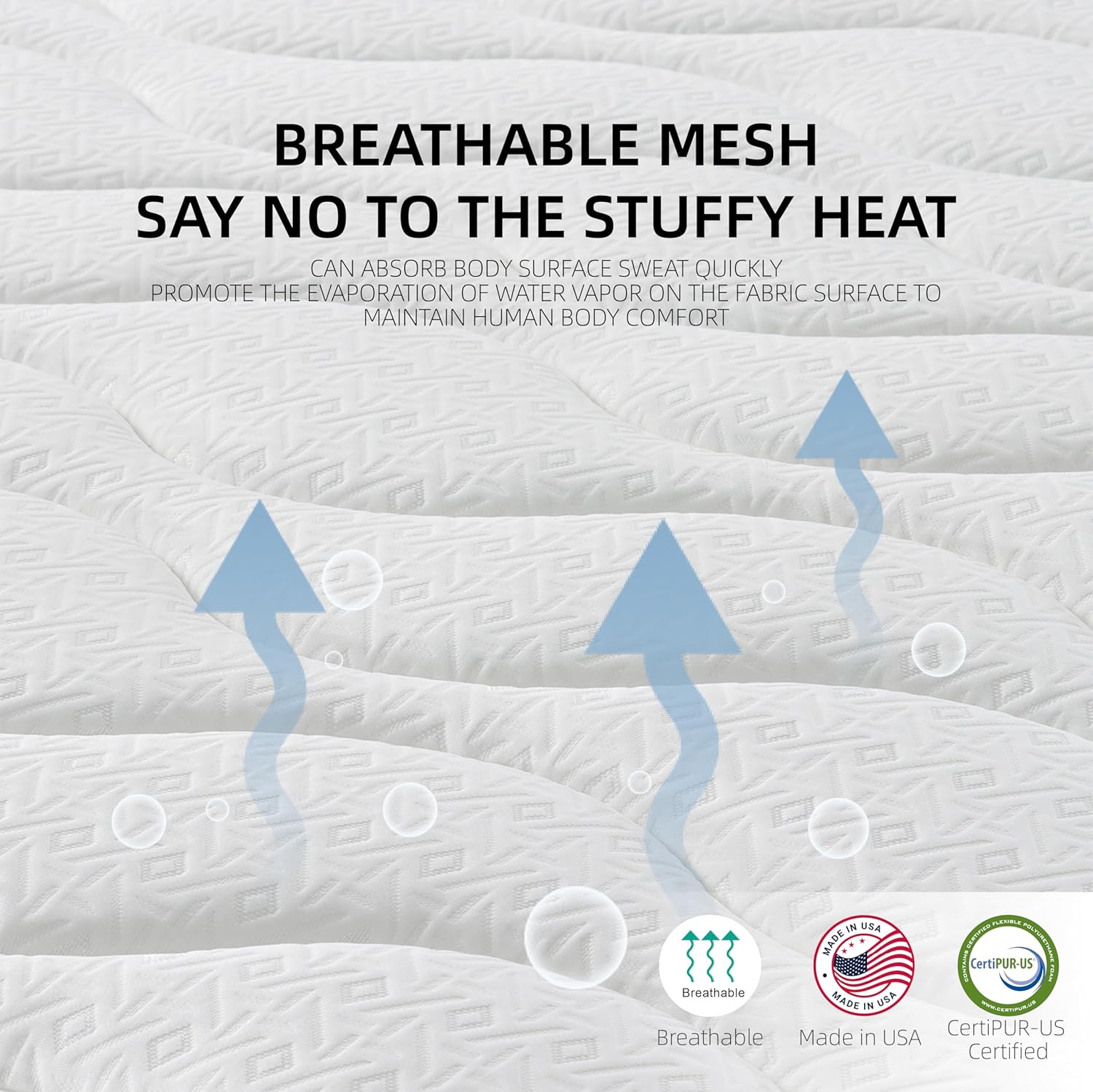 FLEXISPOT 12 Inch Hybrid Mattress In A Box with Gel Memory Foam