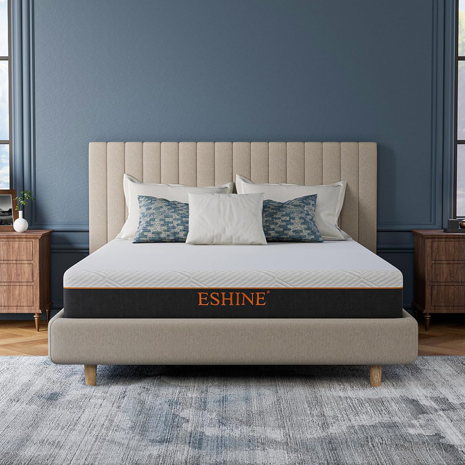 ESHINE Queen 10 Inch Gel Memory Foam Mattress in a Box