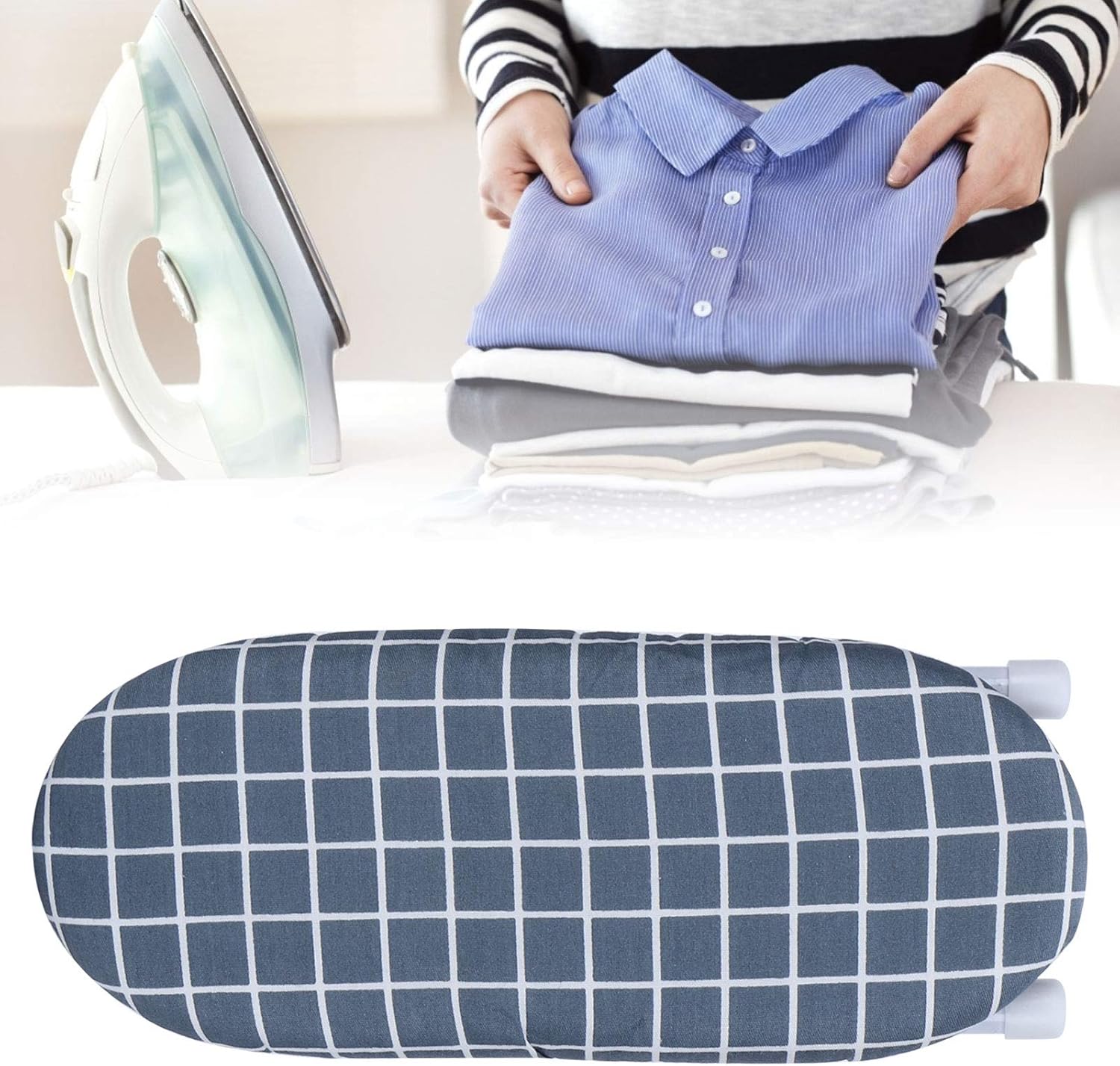 Mini Ironing Board with Foldable Cover for Home and Travel Use