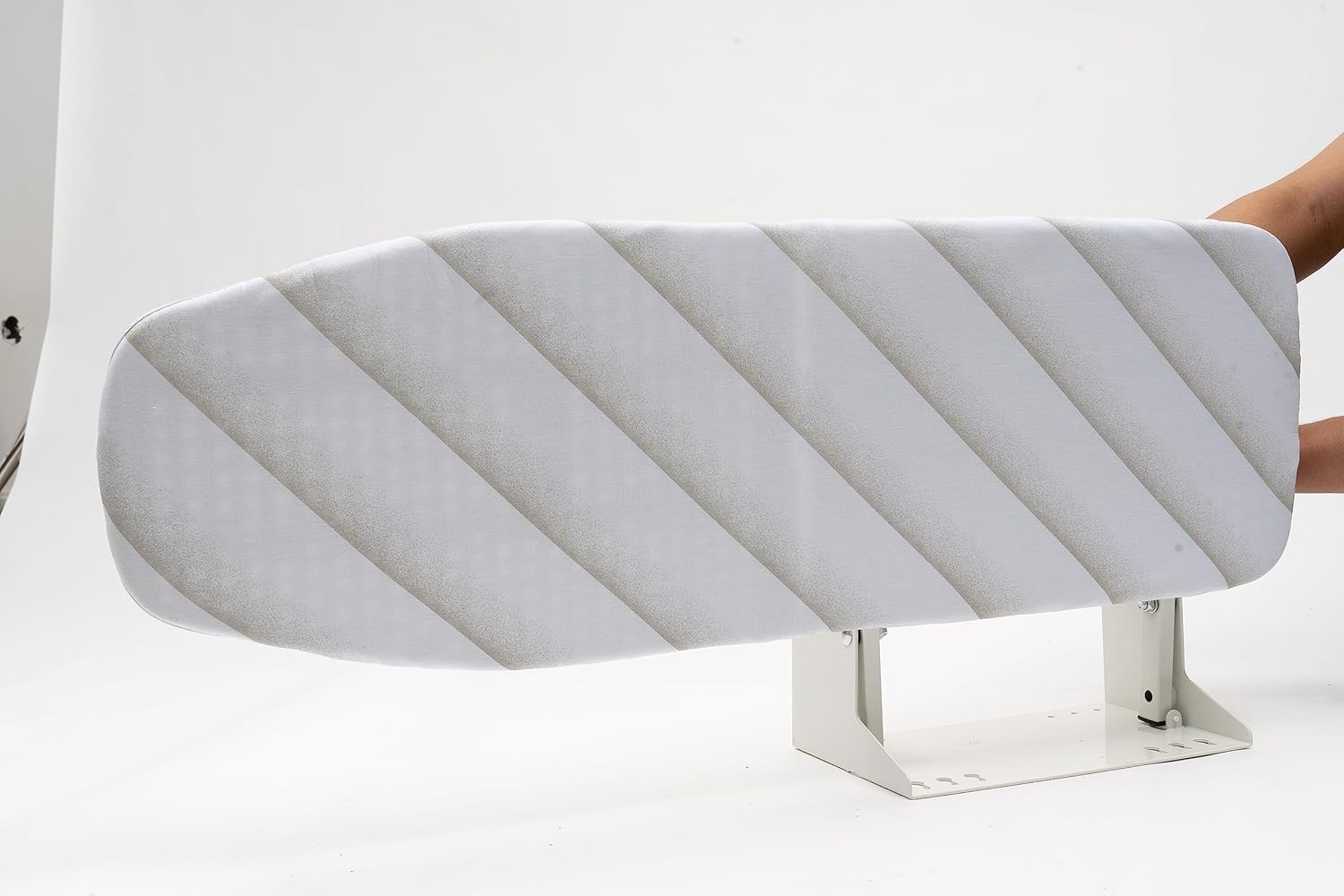 Wall-Mounted Ironing Board with Fold Lock System