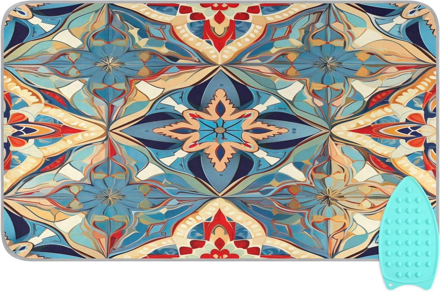 GAIGEO Colorful Geometric Ironing Mat Blanket