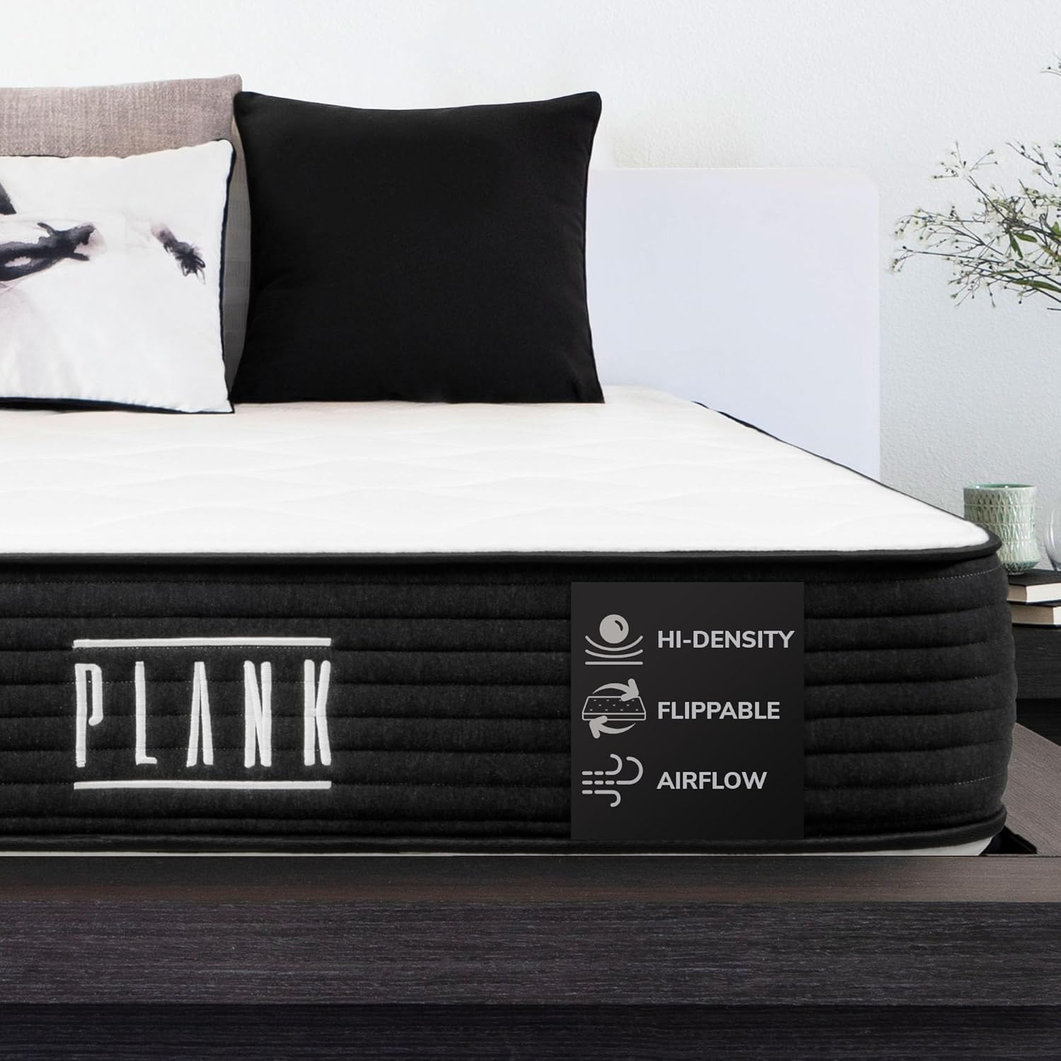 Brooklyn Bedding Plank Twin Mattress with TitanFlex Support