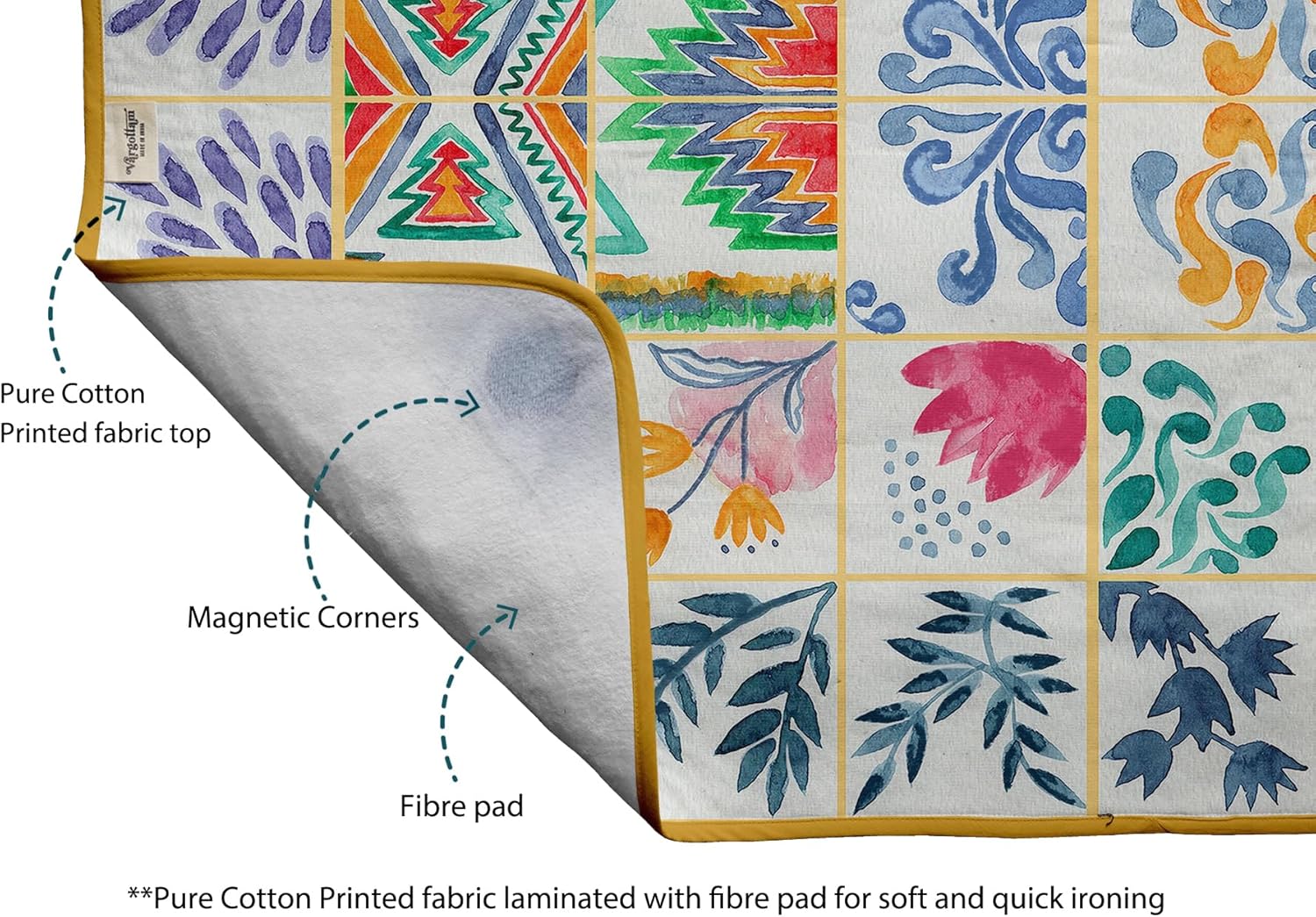 Portable Magnetic Ironing Mat for Any Surface