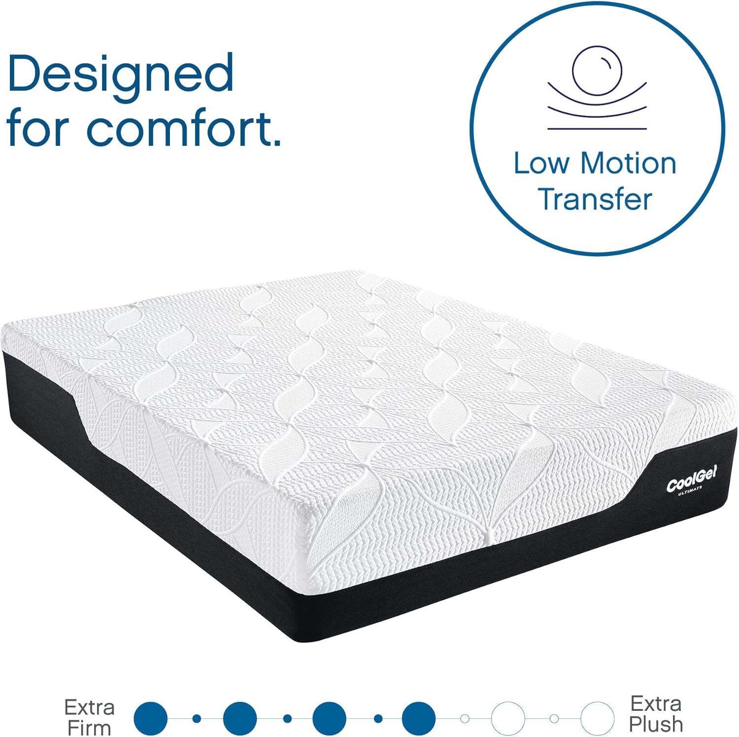 Cool Gel Memory Foam Mattress California King with 2 Pillows