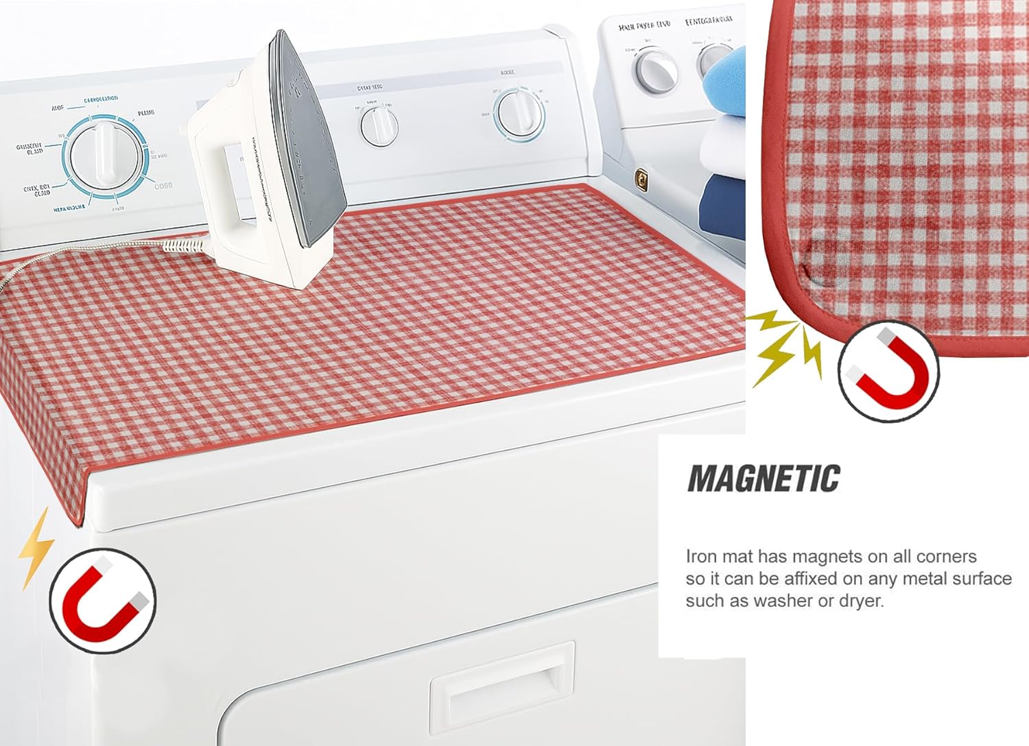 Vargottam Cotton Magnetic Ironing Mat Portable Foldable