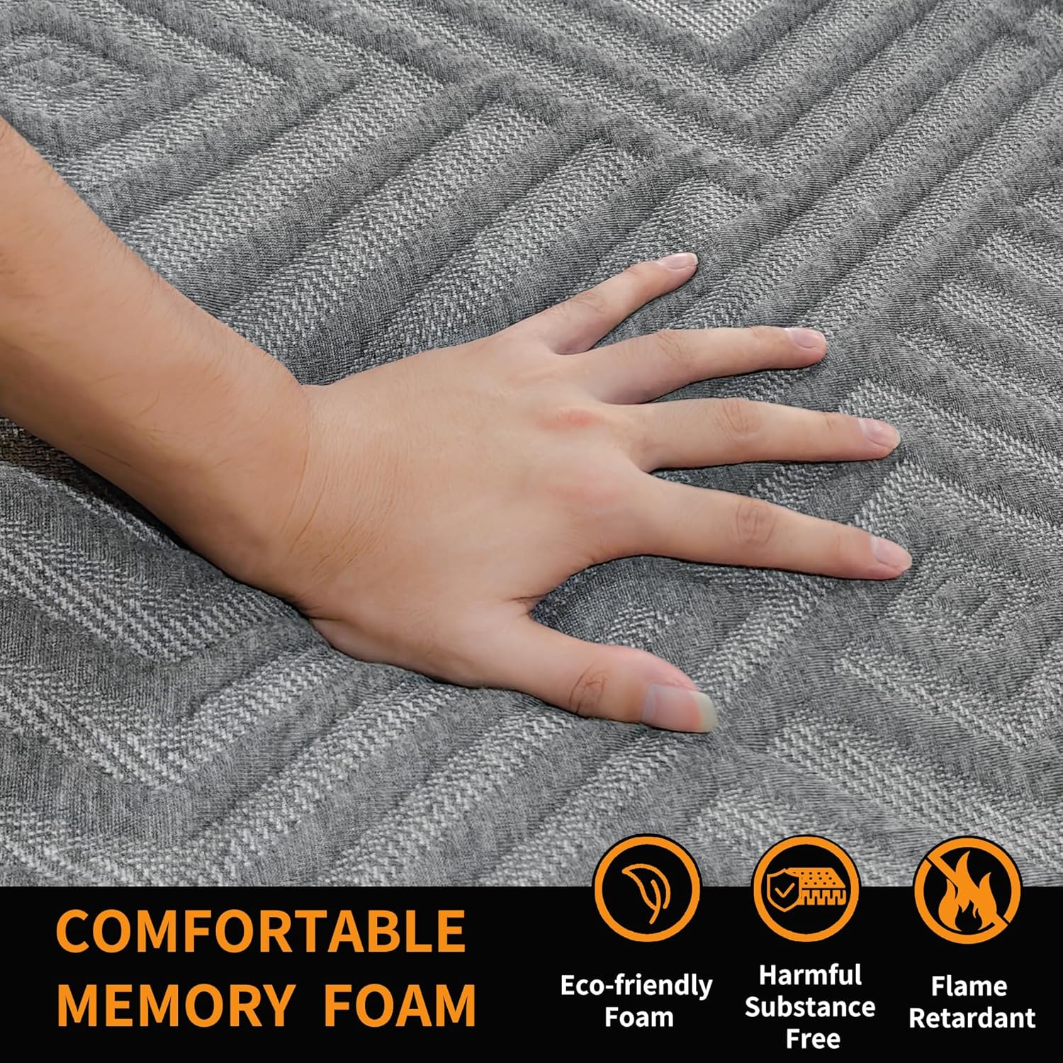 ESHINE 14 Inch Full Gel Memory Foam Mattress with Back Pain Relief